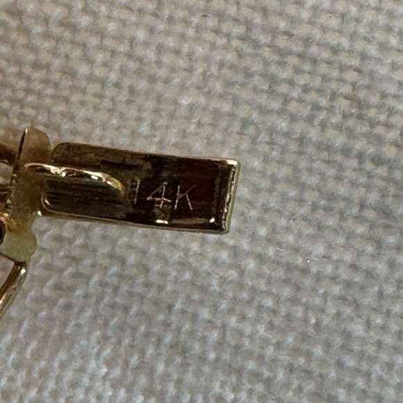 14KT Yellow Gold Triangle Link Chain Multicolor Gemstone Bracelet - Picture 4 of 8